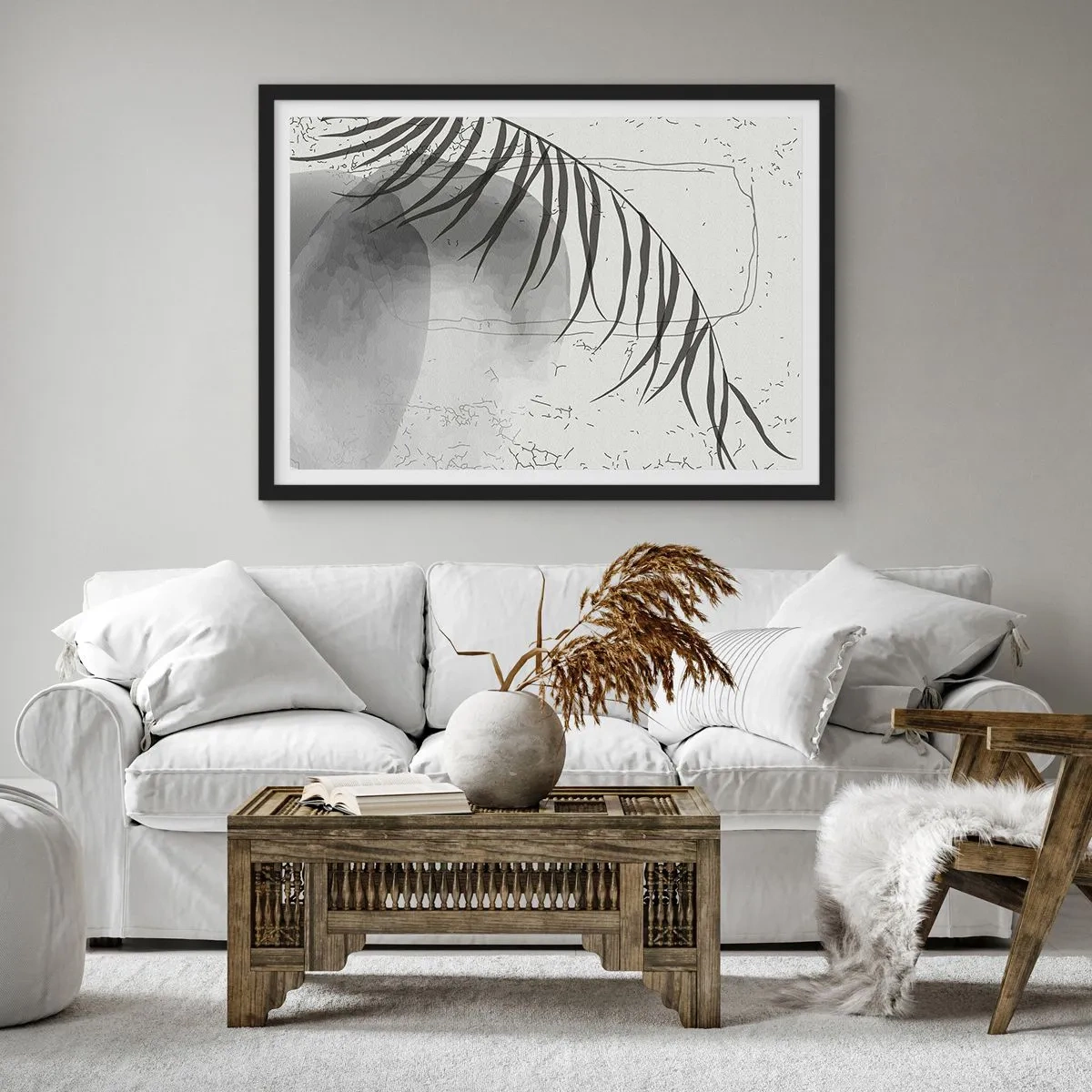 Pôster com moldura preta - O sutil exotismo da natureza - 70x50 cm