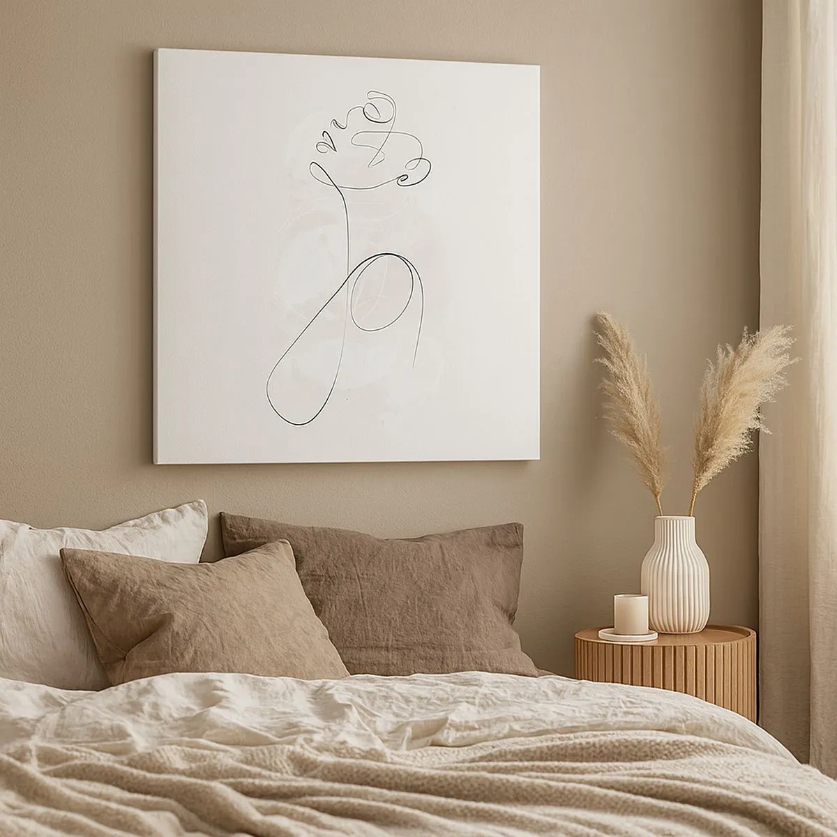 Quadro em tela - O espiral de beleza - 30x30 cm