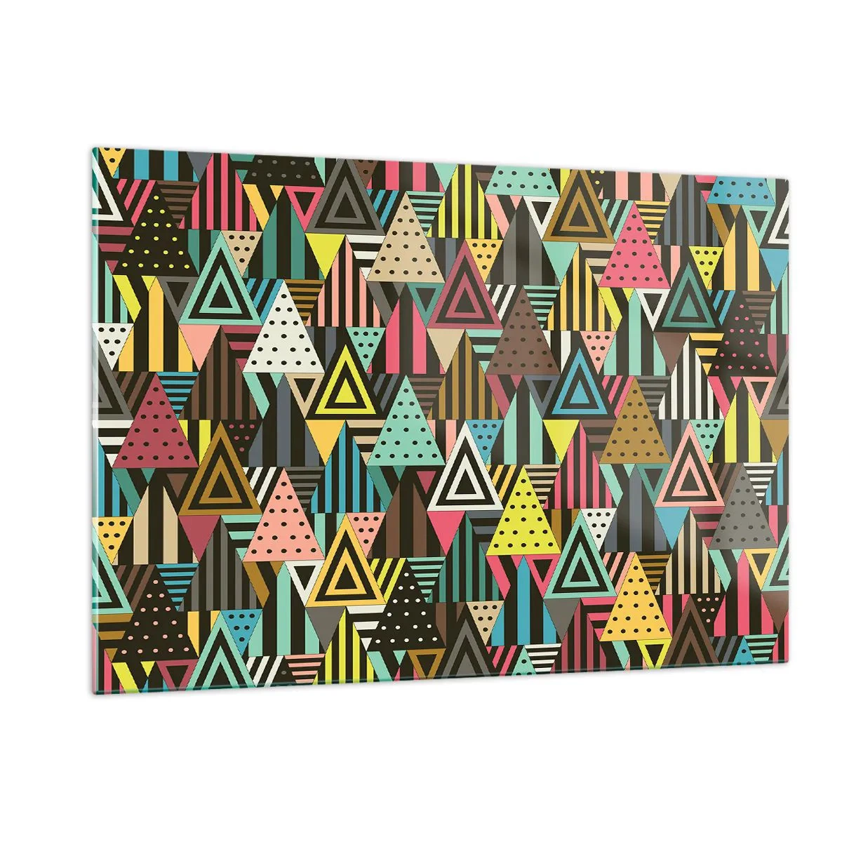 Quadro em vidro - Em ritmo para três - 120x80 cm