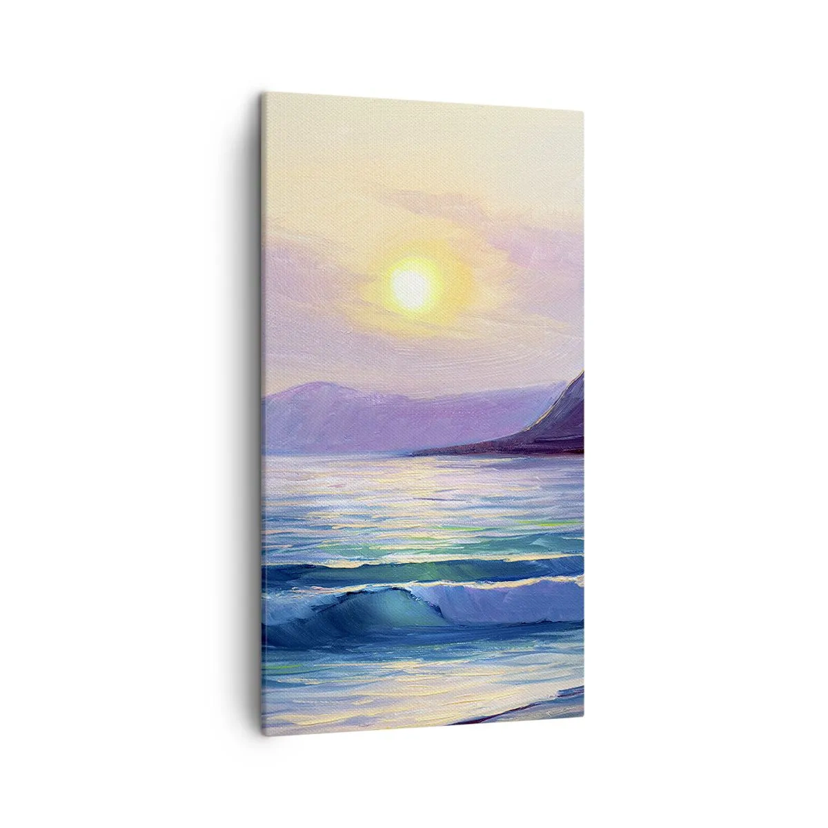 Quadro em tela - Cristal de água e ar - 45x80 cm