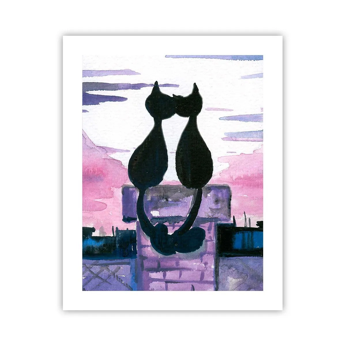 Pôster - Rendez-vous sob a lua - 40x50 cm
