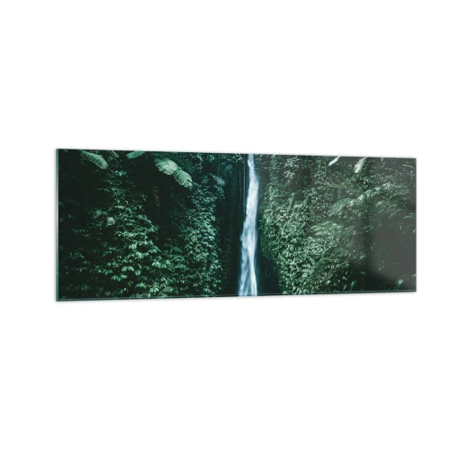 Quadro em vidro - Primavera tropical - 140x50 cm
