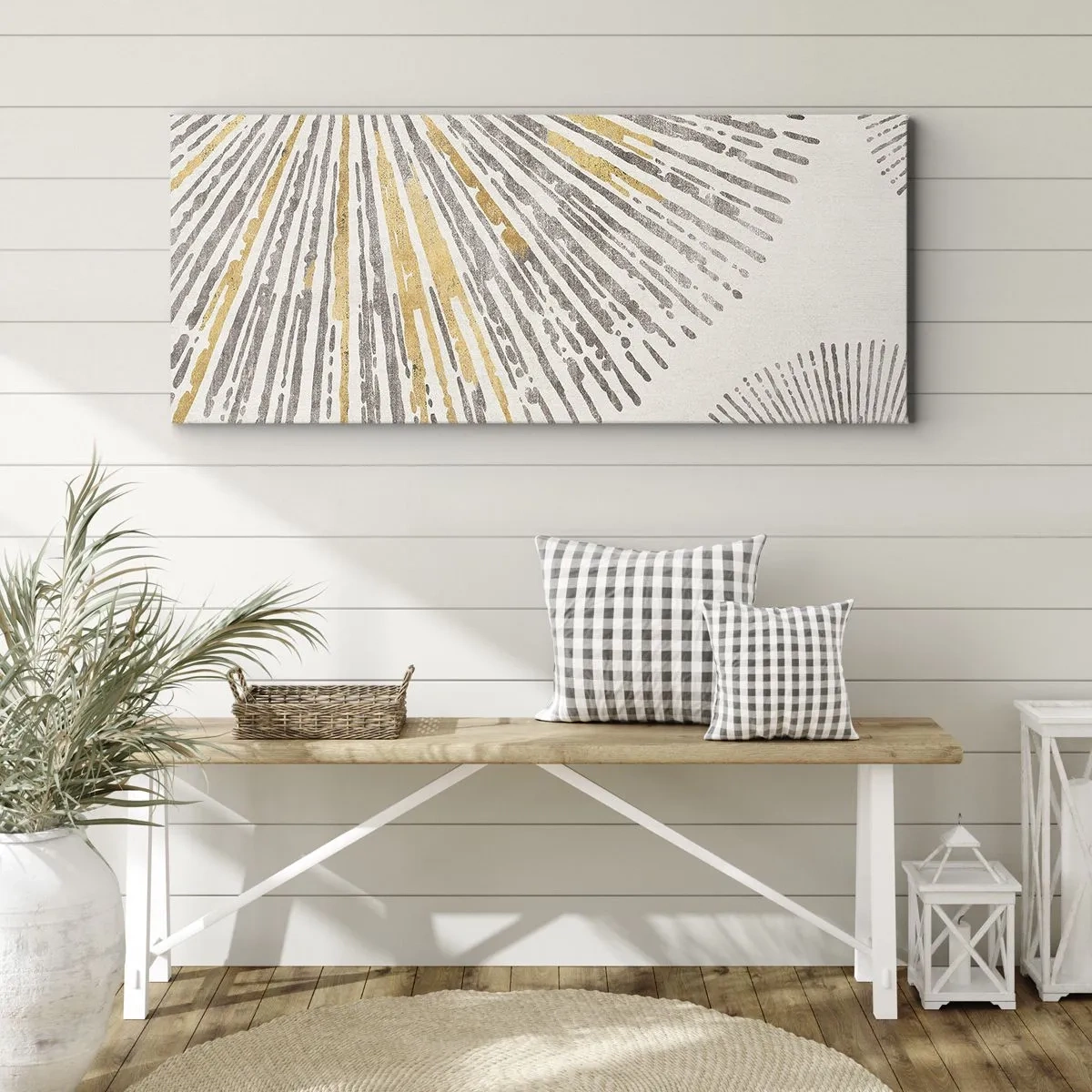 Quadro em tela - A beleza do raio - 160x50 cm