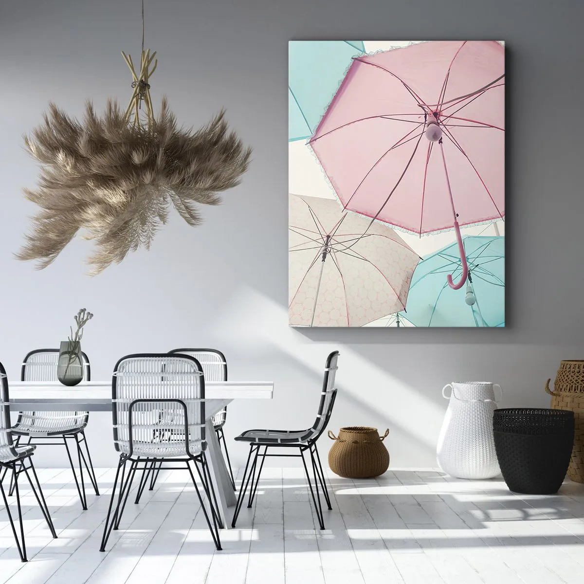 Quadro em tela - Às vezes sol, às vezes chuva - 50x70 cm