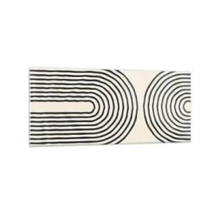 Quadro em vidro - Em um momento... - 120x50 cm