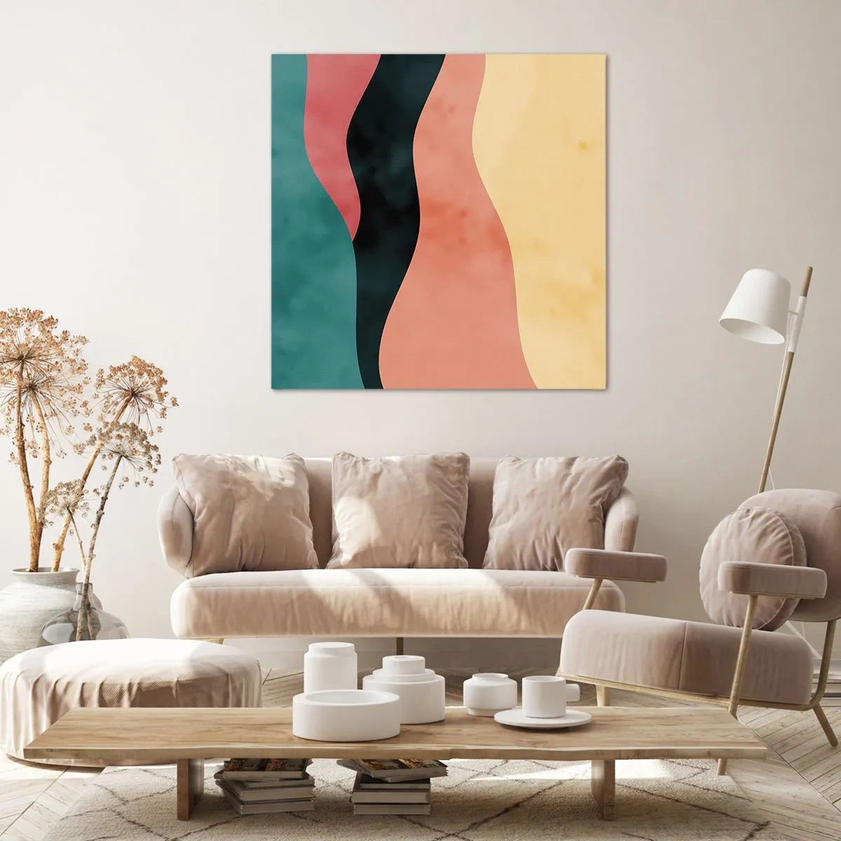 Quadro em tela - Incompatibilidade compatível - 50x50 cm