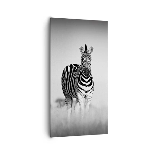Quadro em tela - De fato, o mundo é a preto e branco - 65x120 cm