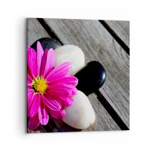 Quadro em tela - Descanso no cais - 70x70 cm