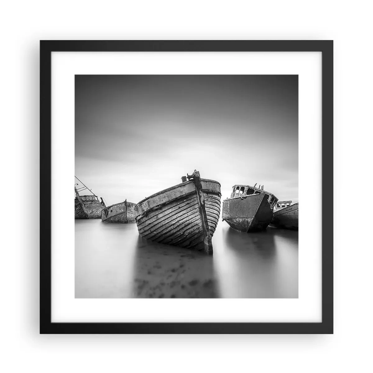 Pôster com moldura preta - Apenas lembranças... - 40x40 cm