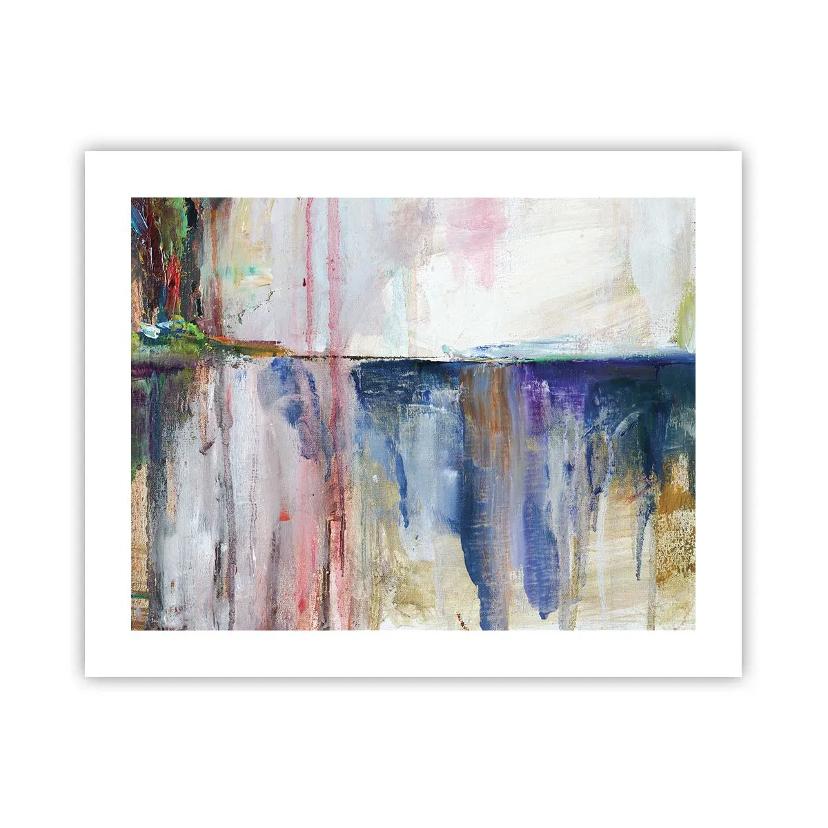 Pôster - Impressões coloridas e associações - 50x40 cm