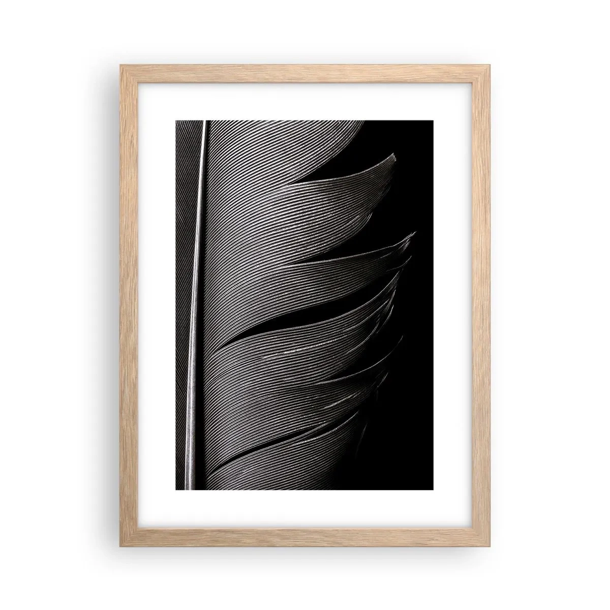 Pôster com moldura de carvalho claro - A caneta – um design maravilhoso - 30x40 cm