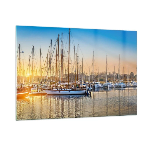 Quadro em vidro - O vento também deve dormir - 120x80 cm