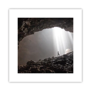Pôster - Gruta luminosa - 30x30 cm