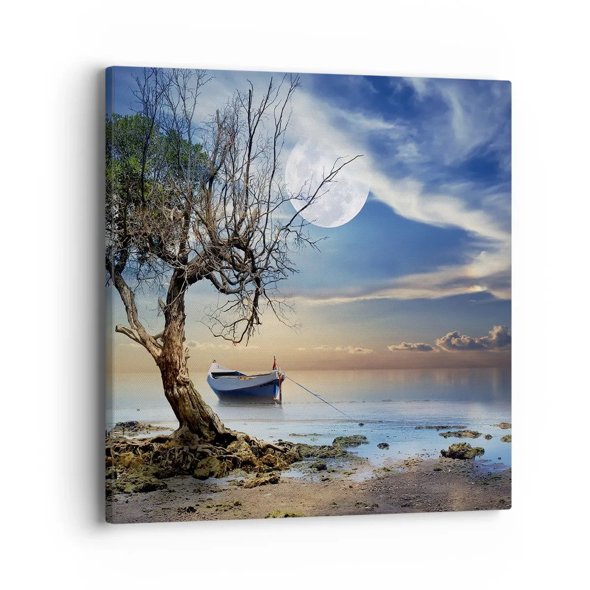 Quadro em tela - É este o fim ou o começo? - 40x40 cm