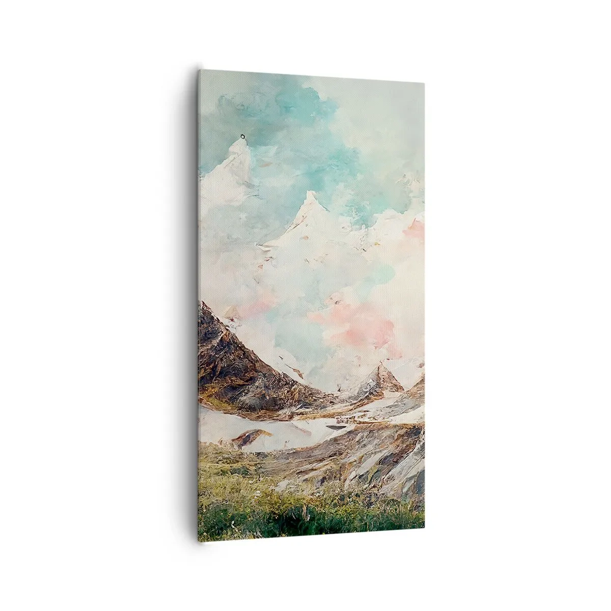 Quadro em tela - Lâminas de rocha - 65x120 cm