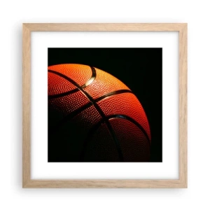 Pôster com moldura de carvalho claro - Linda como um planeta - 30x30 cm