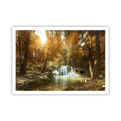 Pôster - A cascata do parque - 100x70 cm