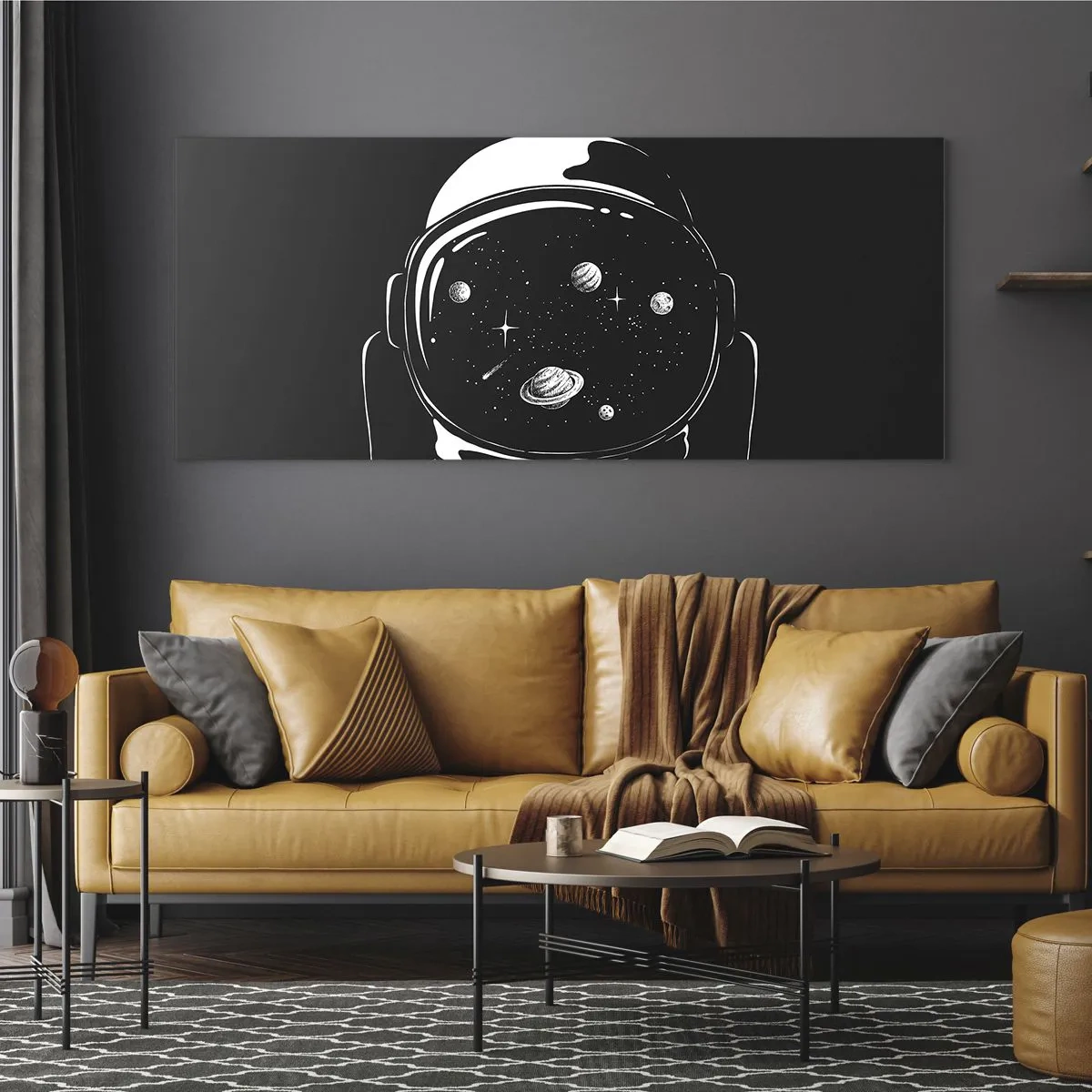 Quadro em vidro - Bela Vista - 100x40 cm