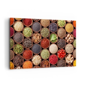 Quadro em tela - Todos os sabores do mundo - 120x80 cm