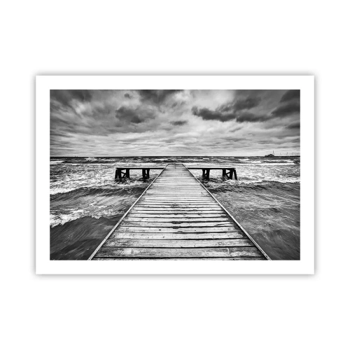 Pôster - Estou à espera do vento, que vai dispersar... - 70x50 cm