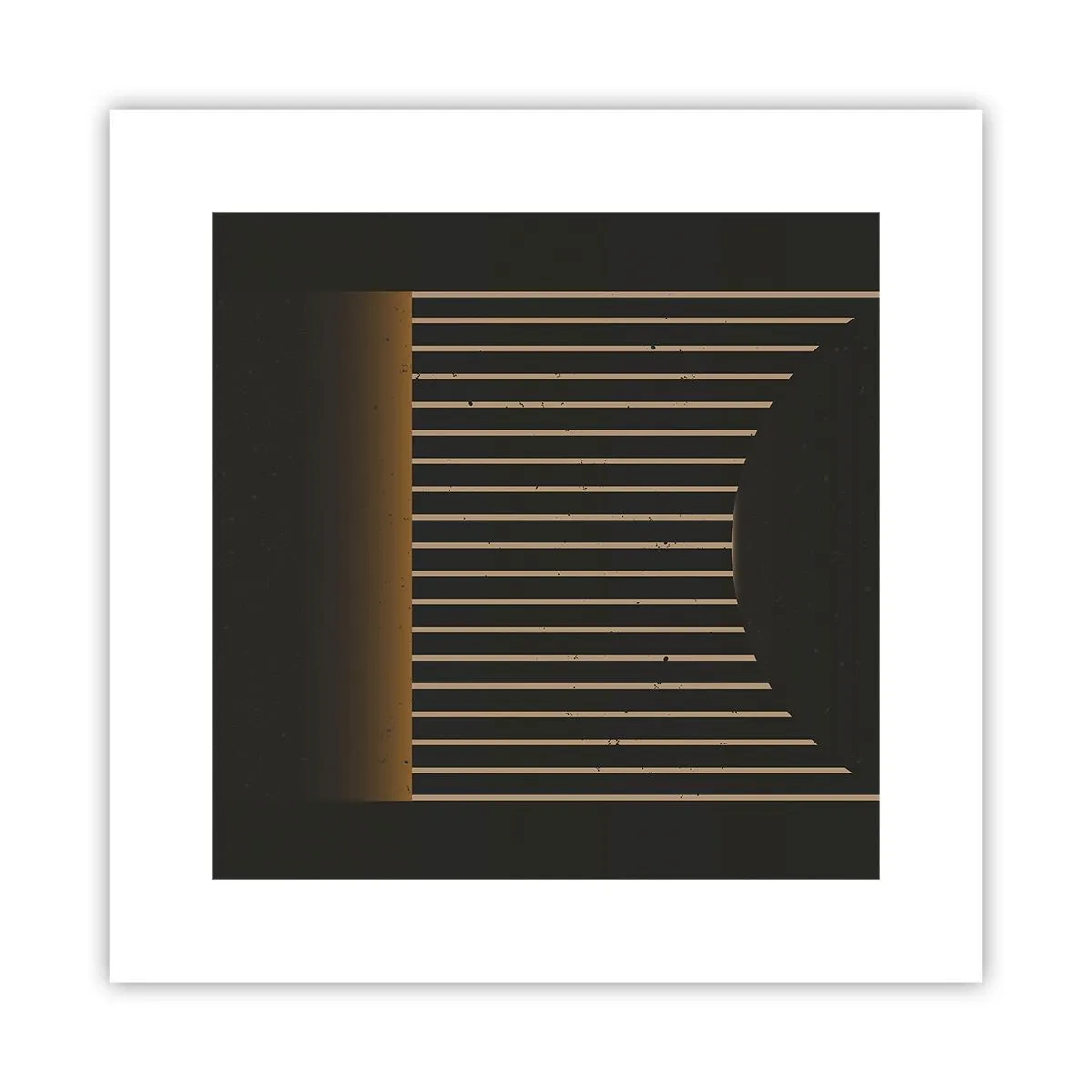 Pôster - Explorar a escuridão - 30x30 cm