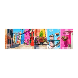 Amostra de papel de parede autocolante Deluxe Sticker - A Cidade dos Papagaios - Cidade, Itália, Arquitetura - 100x30 cm
