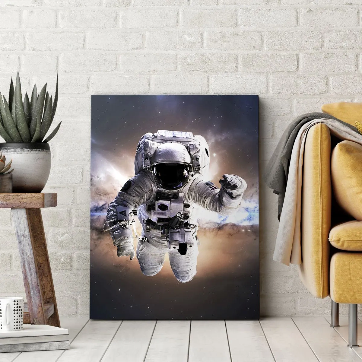 Quadro em tela - Saudações do espaço - 80x120 cm