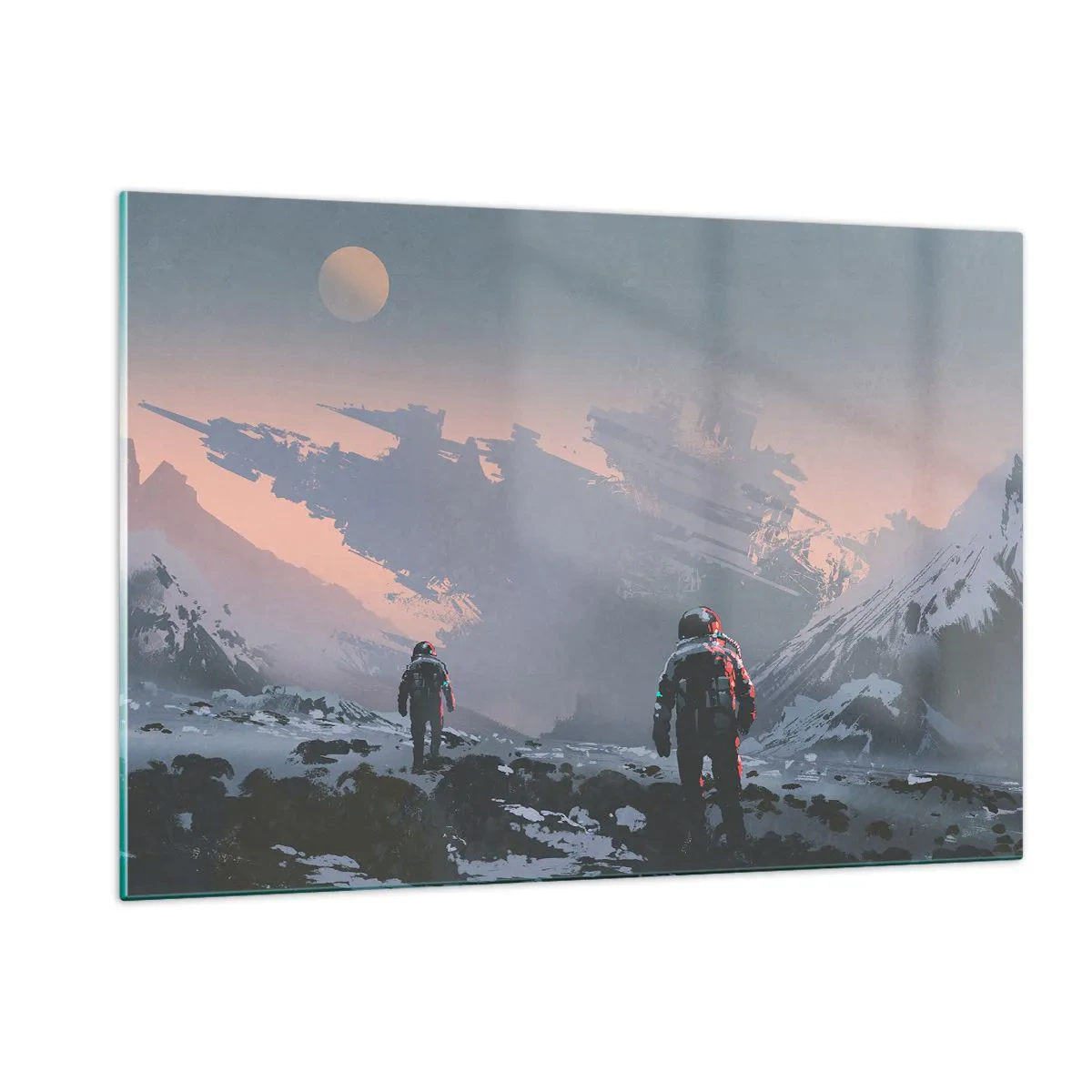 Quadro em vidro - Sob uma estrela desconhecida - 120x80 cm