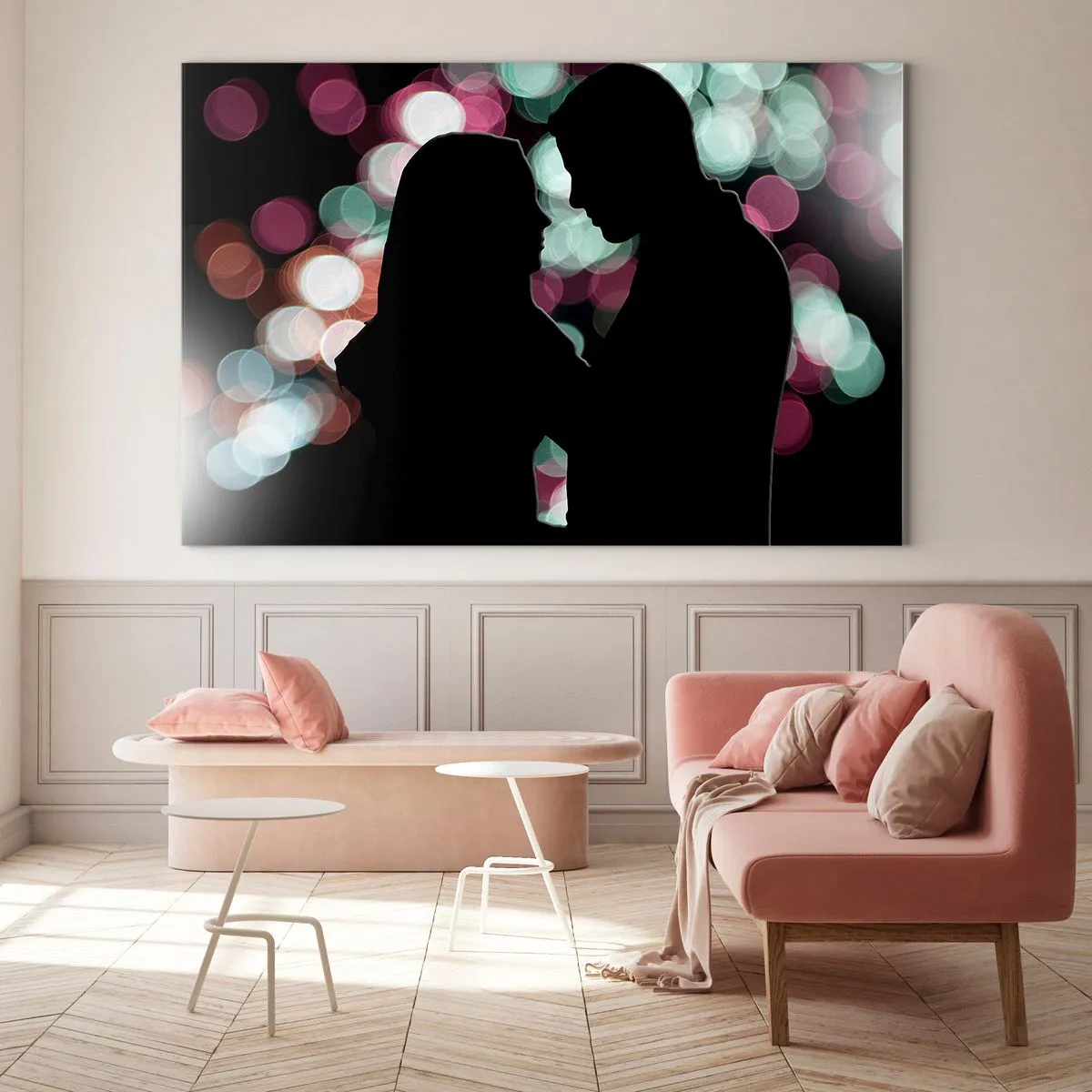 Quadro em vidro - Sim! - 100x70 cm