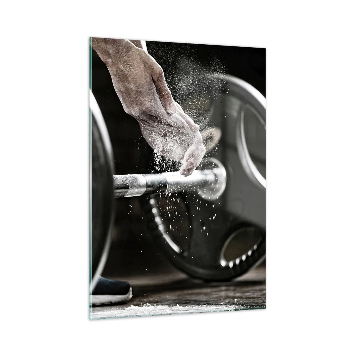 Quadro em vidro - Desafio aceite! - 50x70 cm