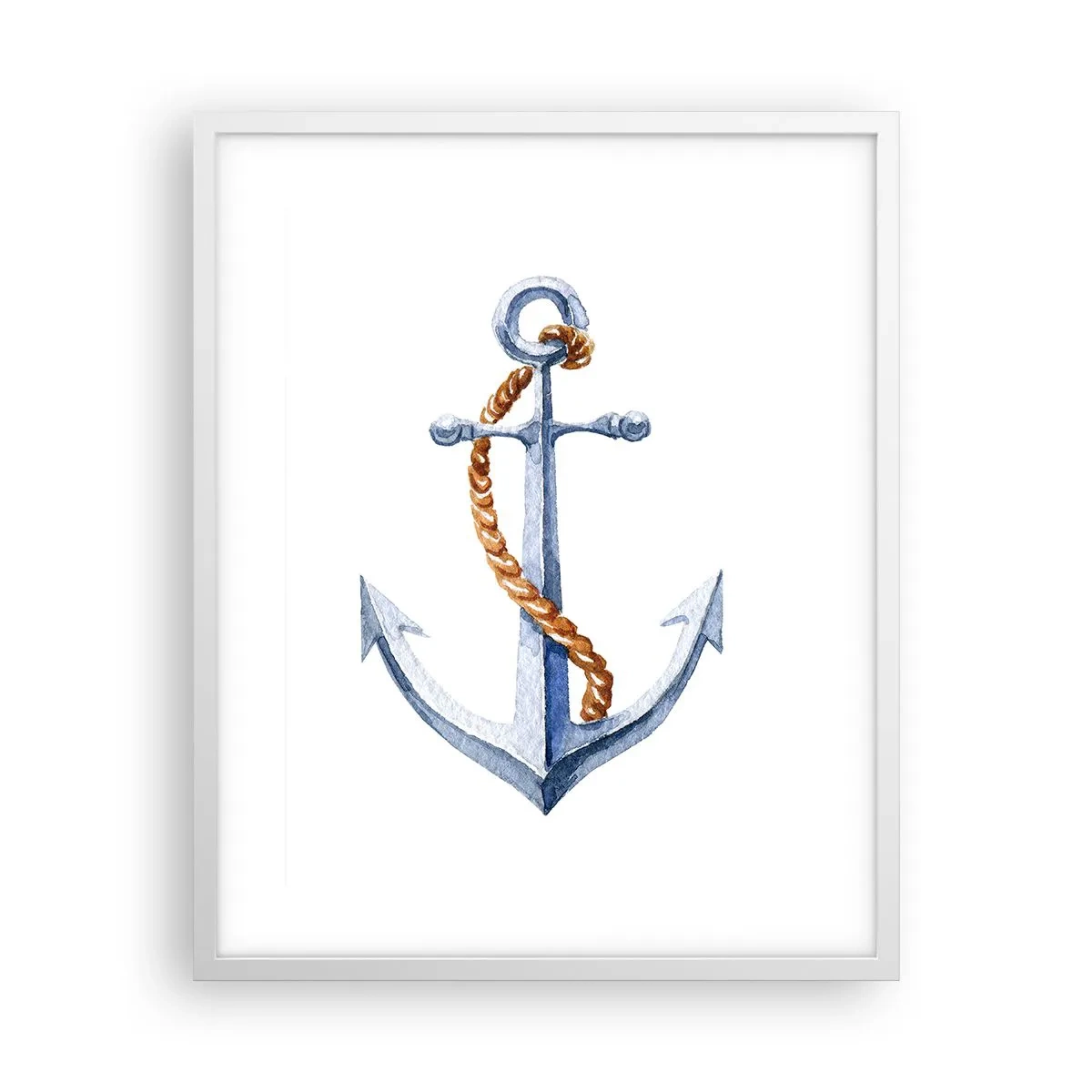 Pôster em moldura branca - Ahoy aventura! - 40x50 cm