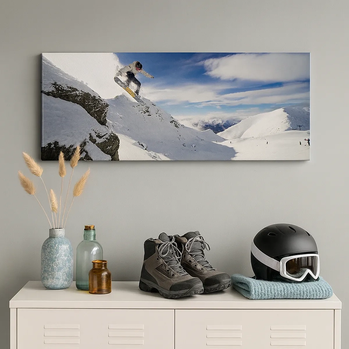 Quadro em tela - Liberdade sem fronteiras - 30x30 cm