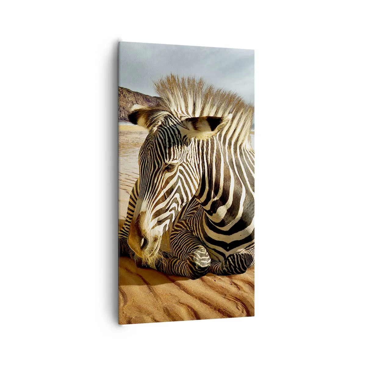 Quadro em tela - Combinamos bem - 65x120 cm