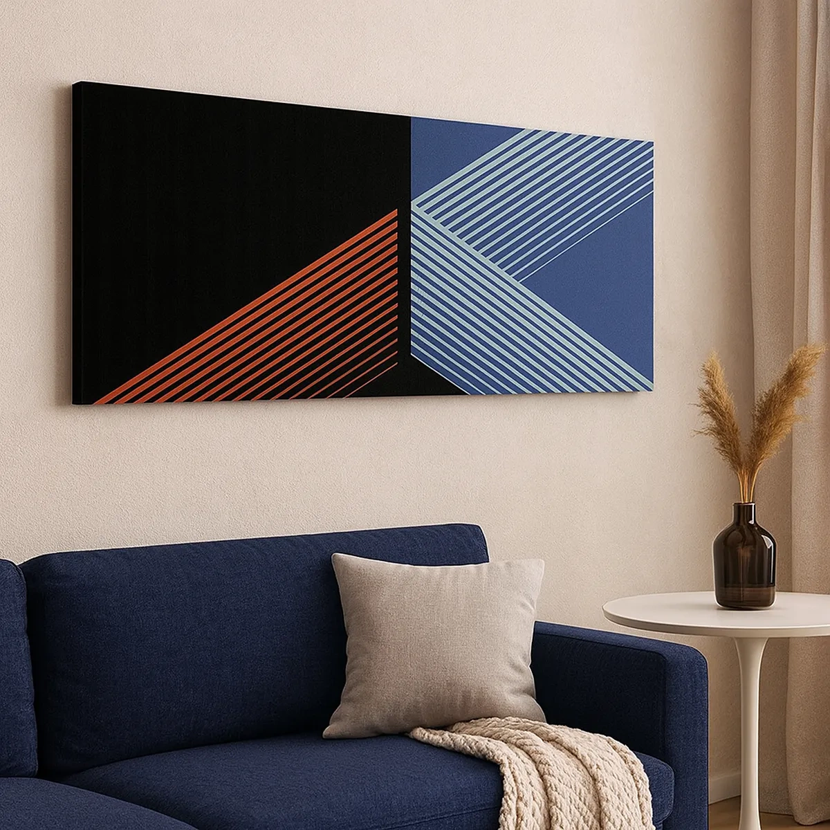 Quadro em tela - Uma história simples - 30x30 cm