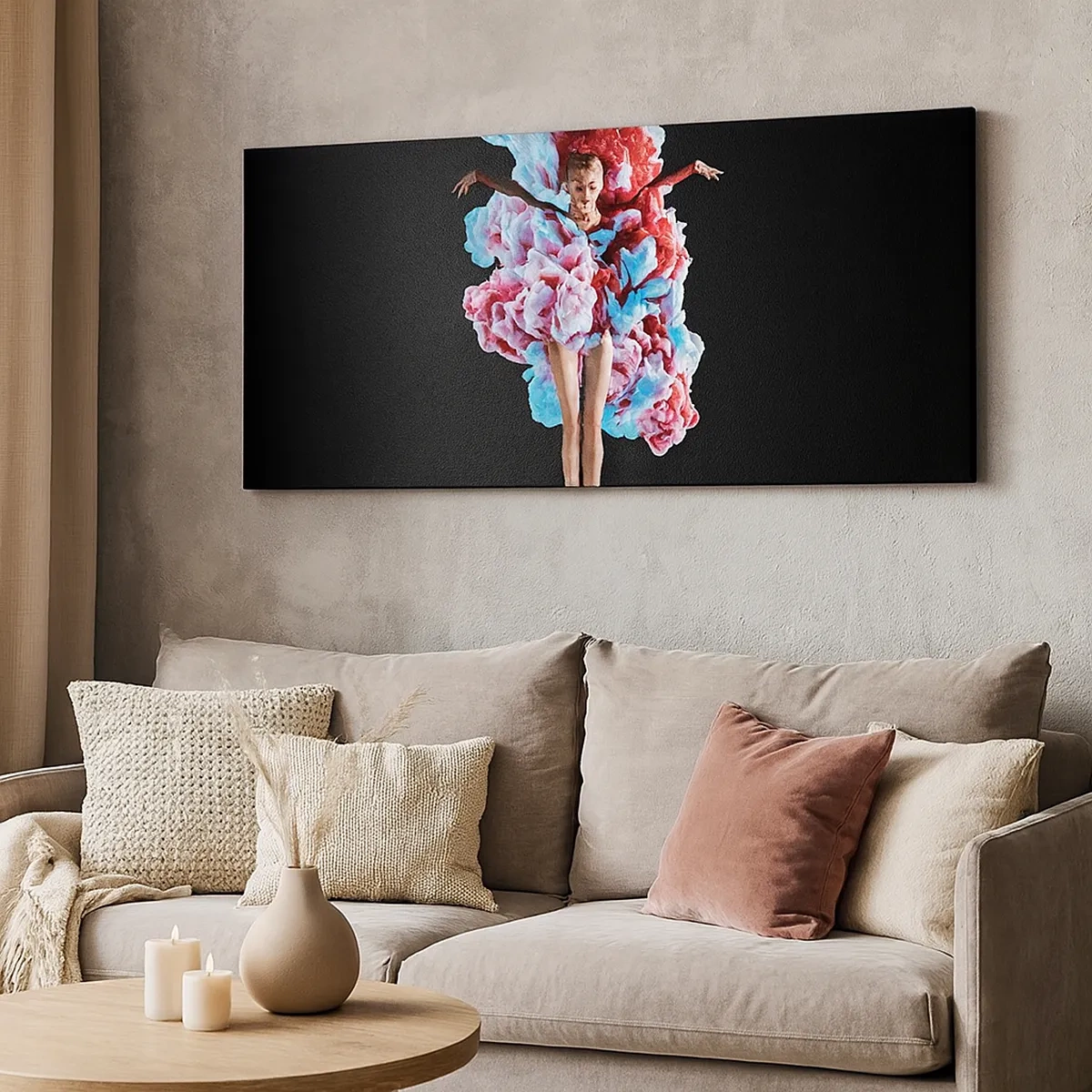 Quadro em tela - Em pleno florescimento - 30x30 cm