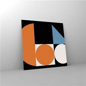 Quadro em vidro - Disposição das figuras - 60x60 cm