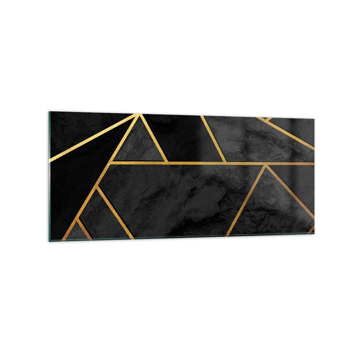 Quadro em vidro - Escuridão e esplendor - 120x50 cm