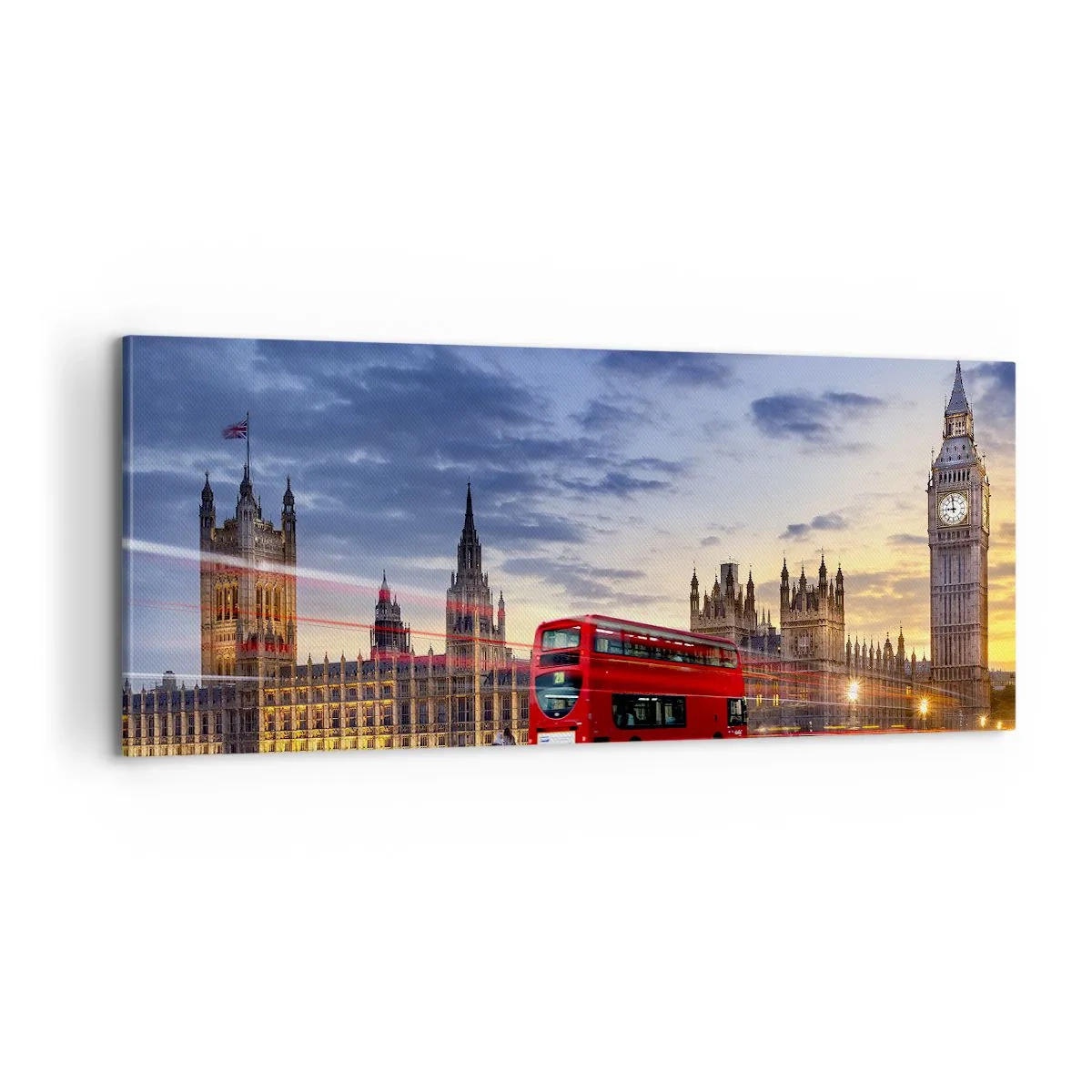 Quadro em tela - Marcas distintivas - 100x40 cm