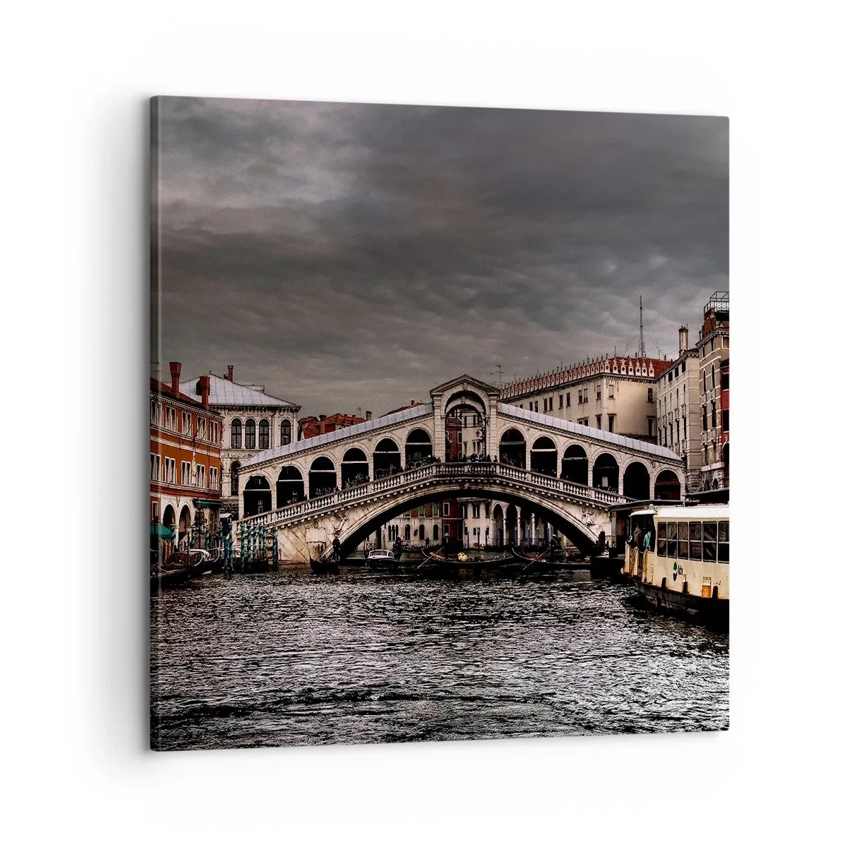 Quadro em tela - A promessa de uma noite em Veneza - 60x60 cm