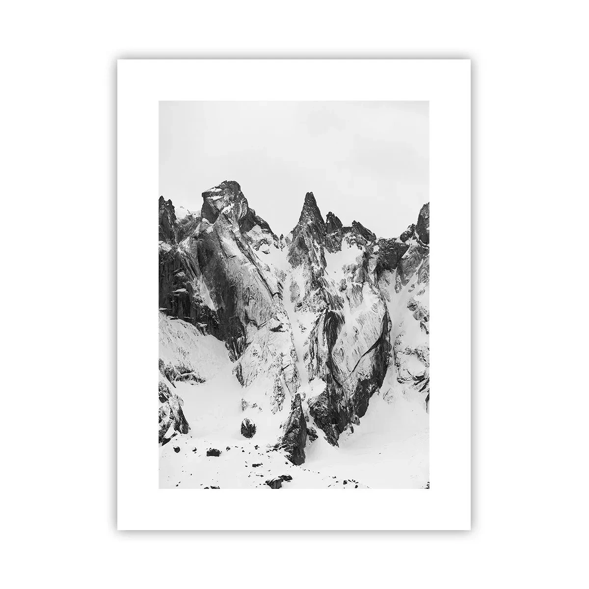 Pôster - O assustador cume de granito - 30x40 cm
