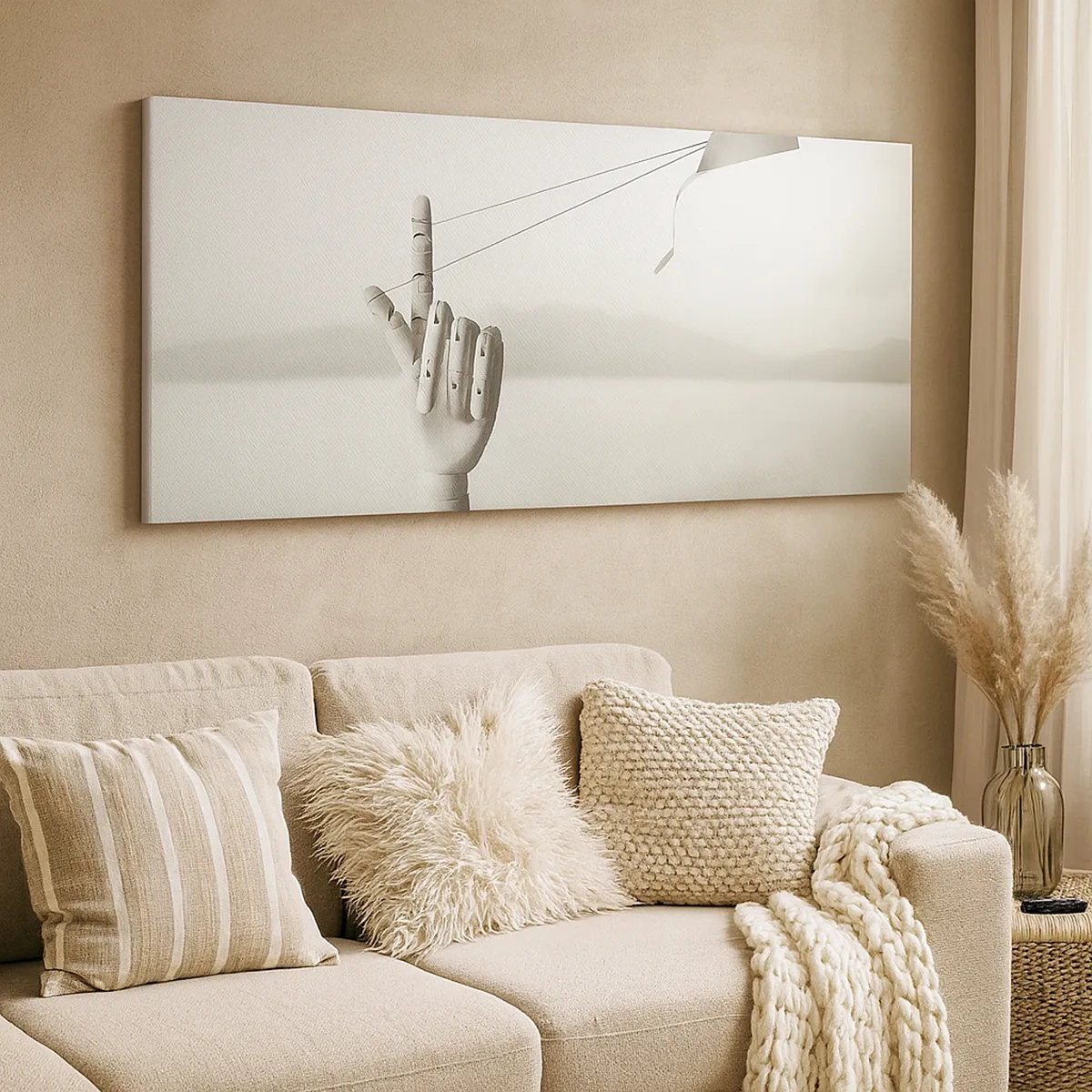 Quadro em tela - Prova de força - 30x30 cm