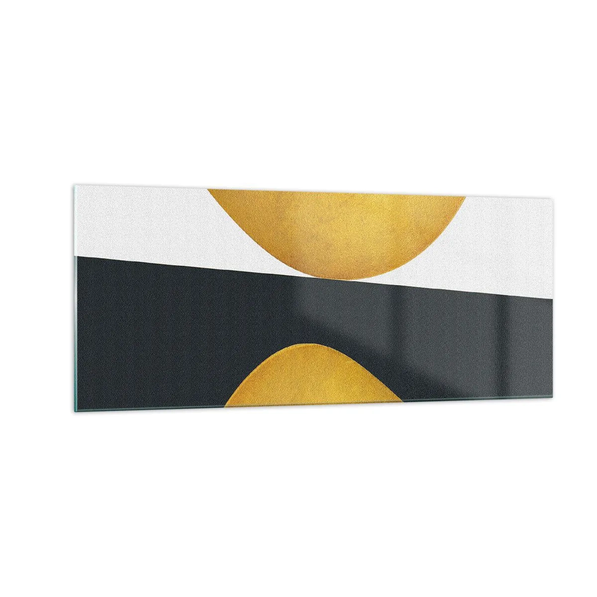 Quadro em vidro - Primeiro: ouro - 100x40 cm