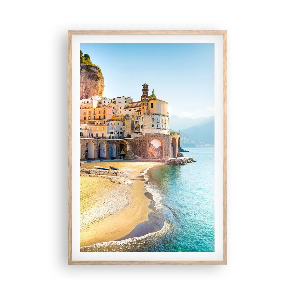 Pôster com moldura de carvalho claro - Uma cidade inacreditável - 61x91 cm