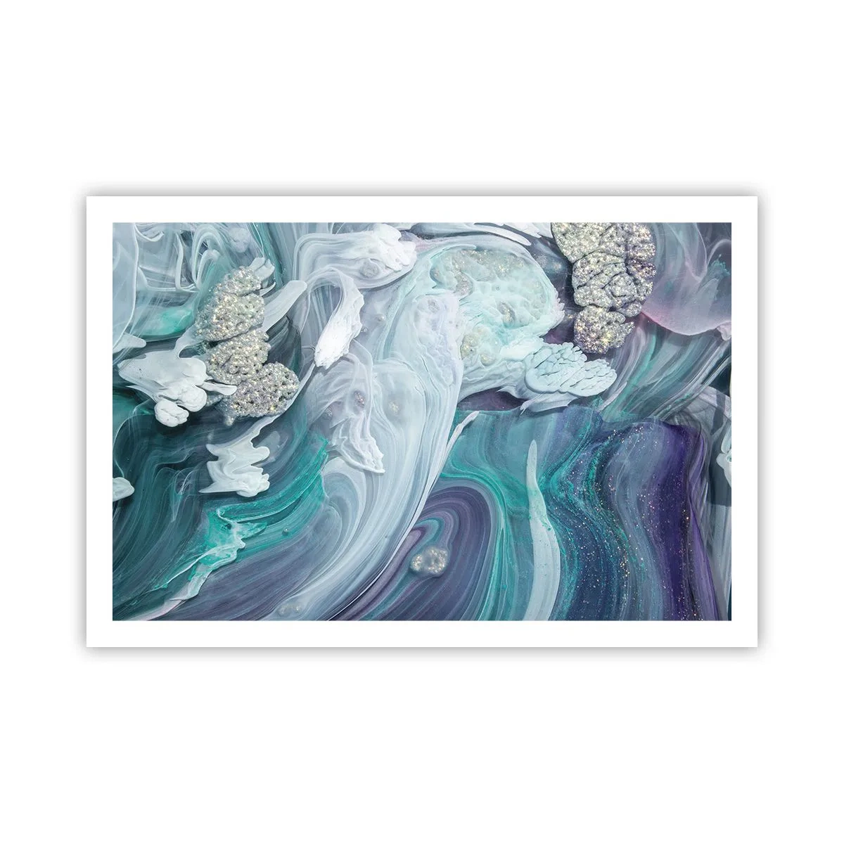 Pôster - Correntes de azul - 91x61 cm