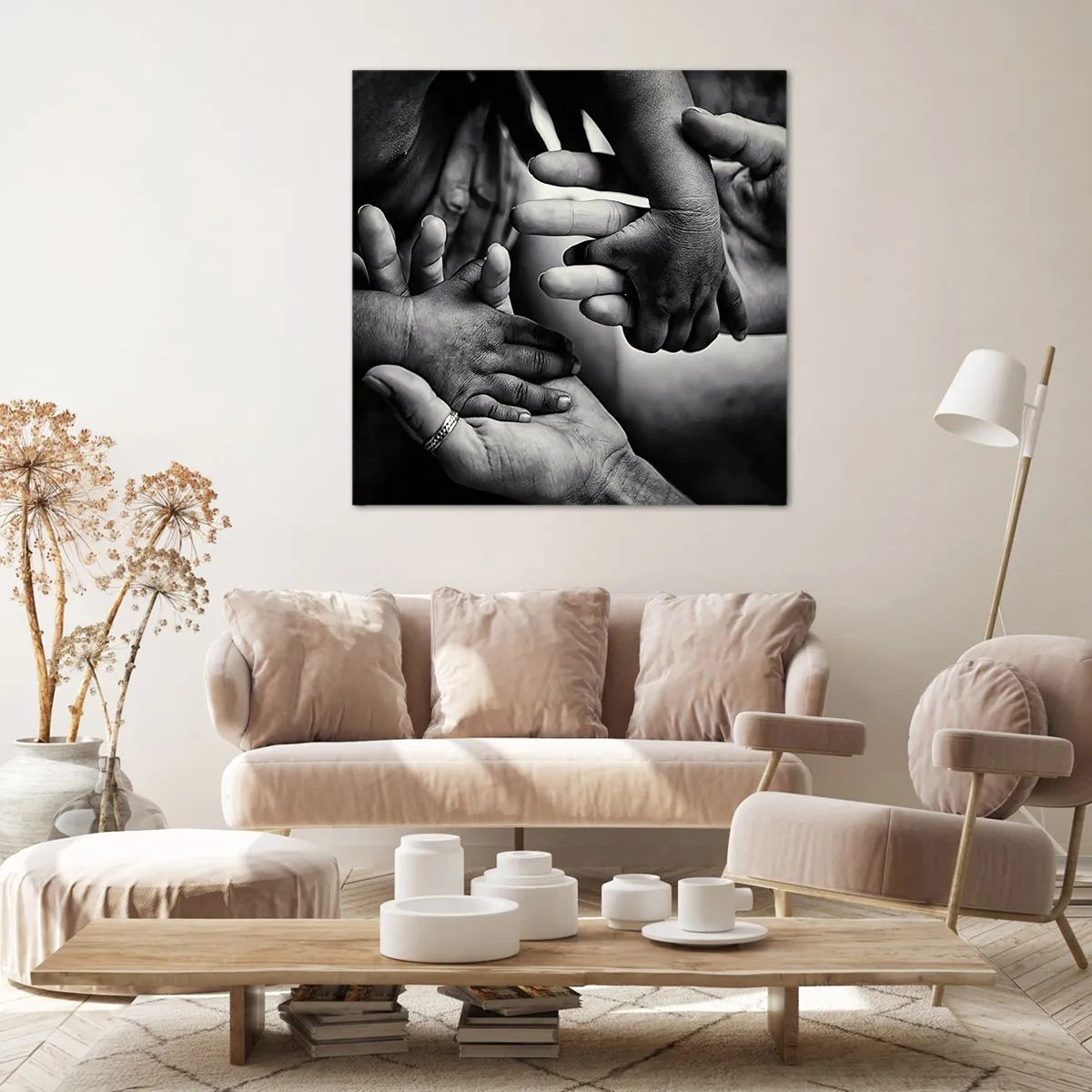 Quadro em tela - Ser humano - 70x70 cm