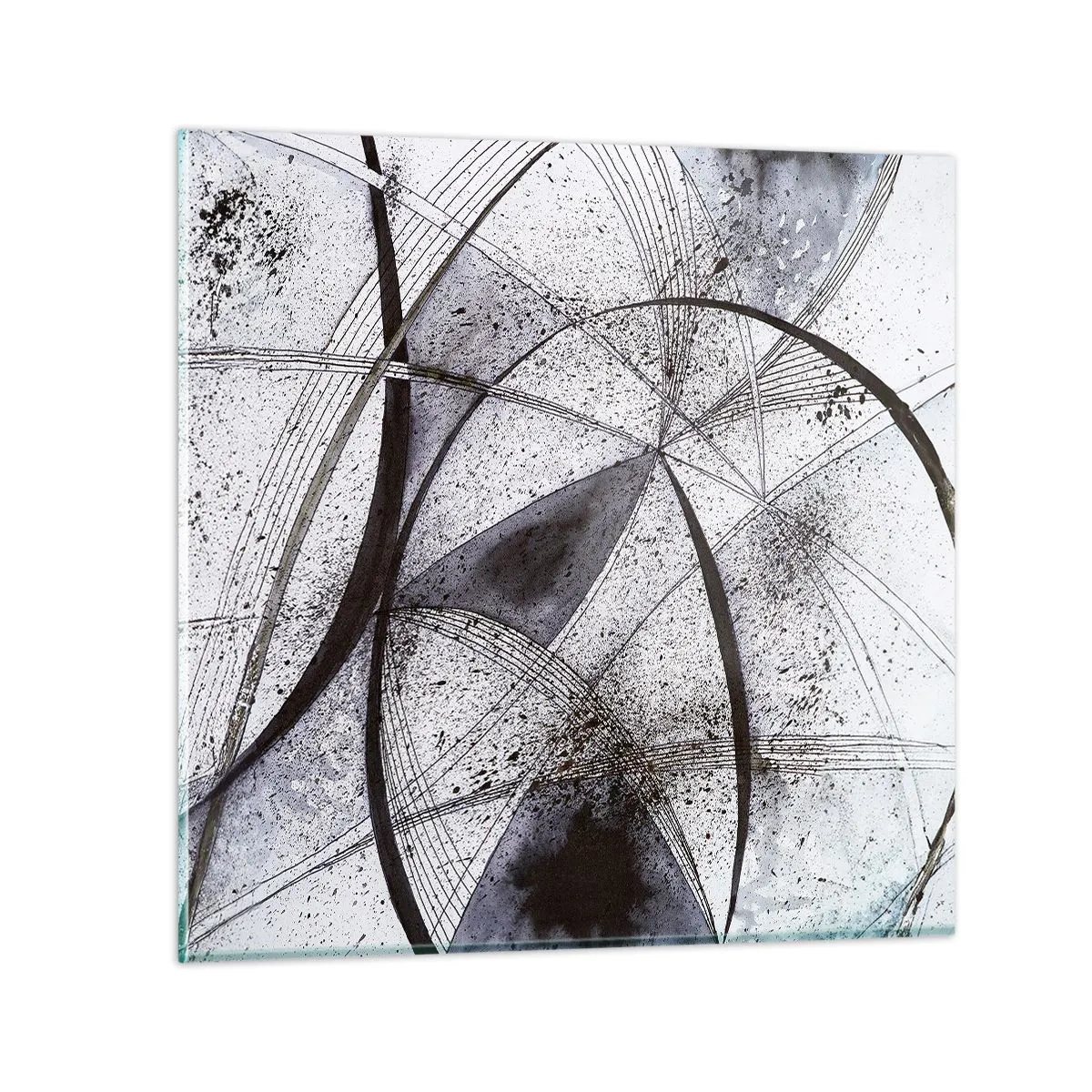 Quadro em vidro - Fantasia futurista - 60x60 cm