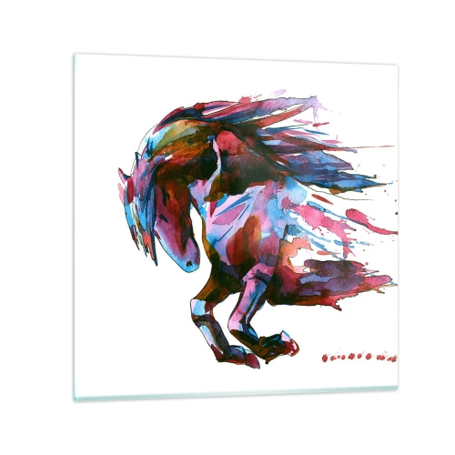 Quadro em vidro - Em êxtase - 70x70 cm