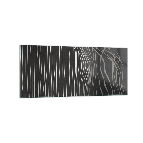 Quadro em vidro - Ritmo e sotaque - 120x50 cm