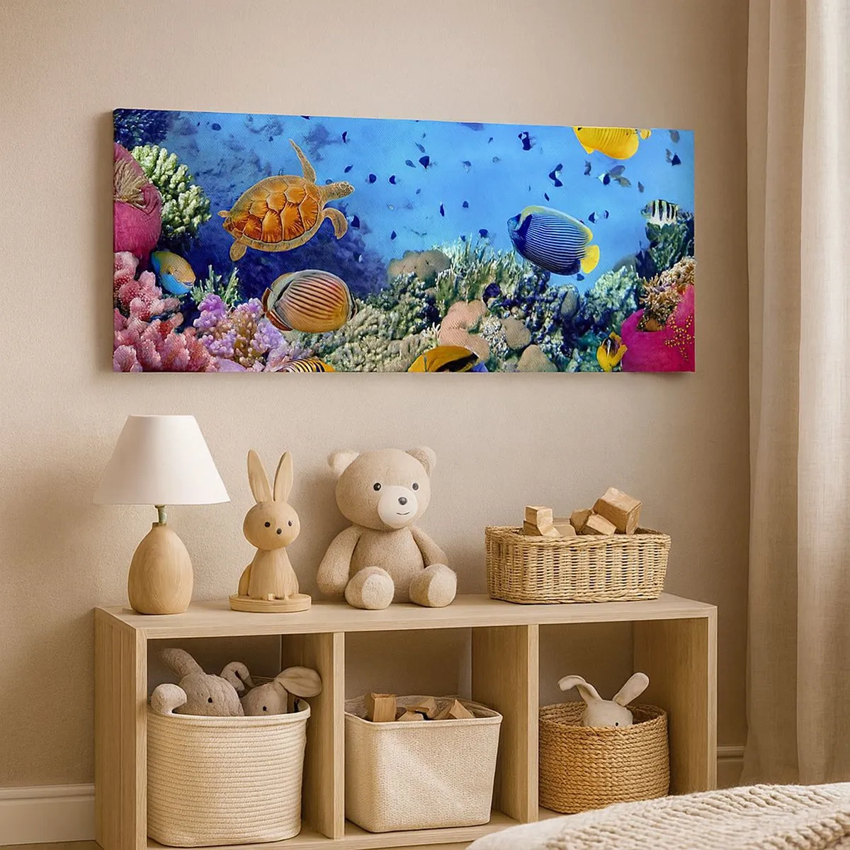 Quadro em tela - E o que sabemos sobre a vida... - 100x40 cm