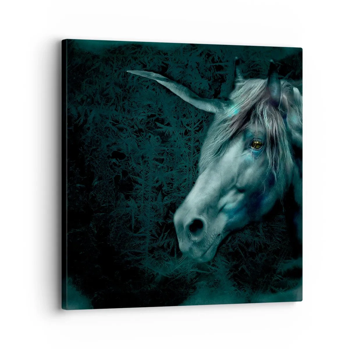 Quadro em tela - Na floresta de conto de fadas - 30x30 cm